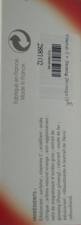 Vitarmonyl Vitamine C + Ginseng